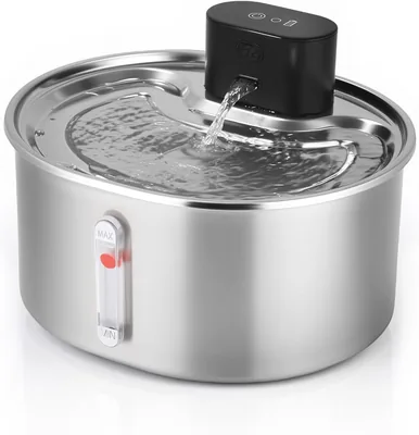 Fonte para Gatos con Sensor de Movimiento, 3.2 L Automática, Silenciosa, Batería de 5000 mAh