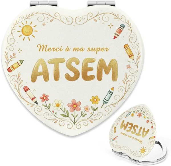 FAJUXIS Atsem Leather Pocket Mirror - 13% de réduction