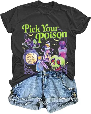 Halloween Villains T-Shirt Women's Evil Queen Tee