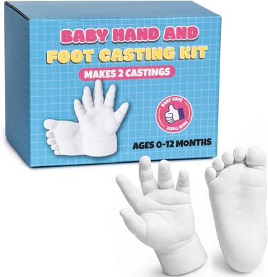 Kit para moldear manos y pies de bebé (paquete de 2) - Ifeolo