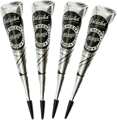 Golecha Pasta z henny w stożku - 4 sztuki (4 x 25 g) - Najlepsza cena