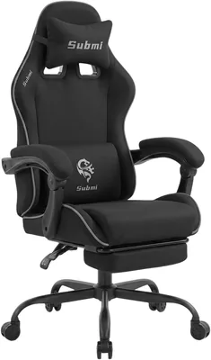 Submi Gaming Chair 11% Off: High Back PC Gamer with Lumbar Support