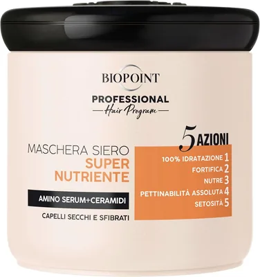 Biopoint Program Professionale per Capelli - Maschera Serica Nutriente, Azione Sublimante per Capelli Secchi e Fragili - 8.50€ - Best Deal