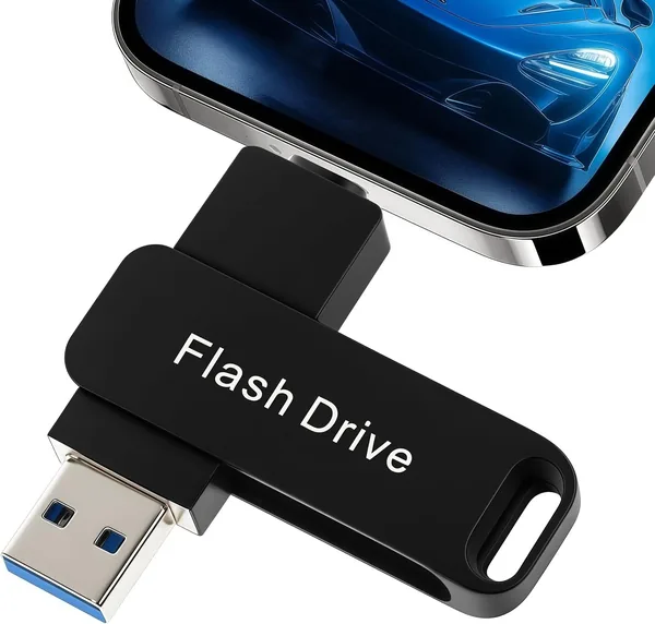 Cecosy USB C Stick 512GB Dual-Port - Wasserdichter USB-Speicherstab