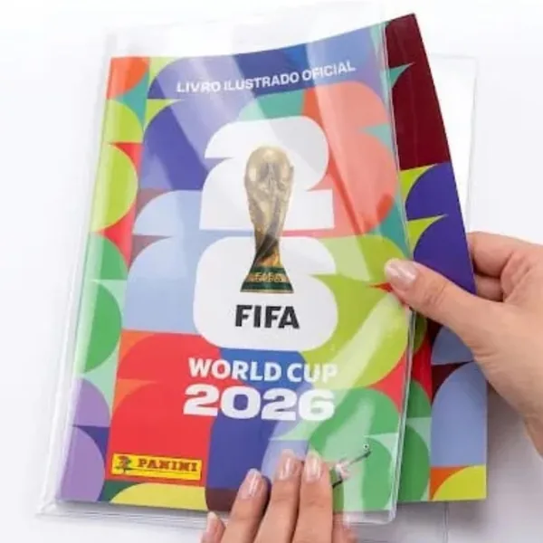 Álbum de Proteção para Figurinhas da Copa do Mundo 2026 - Transparente
