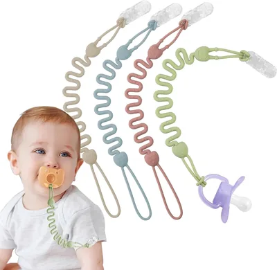 Silicone Pacifier Holder for Babies - 21% Off