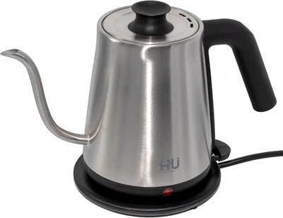 HU Gooseneck Electric Kettle 0.8L, Stainless Steel Temperature Control