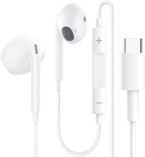 Écouteurs filaires USB-C pour iPhone 17/16/15 - Son Hi-Fi Typ-C Intra-auriculaires avec Micro et Contrôle de Volume pour Apple 17 - 17% de réduction