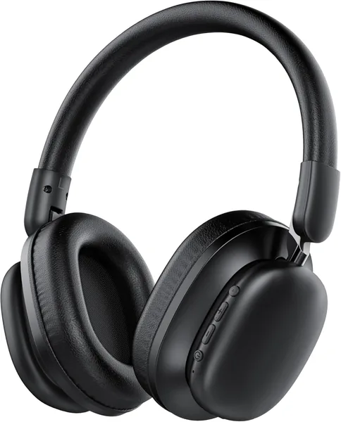 TIMU Over Ear Bluetooth Cuffie Wireless, 100 Ore di Autonomia, Audio ad Alta Risoluzione, 3 EQ Mod - 70% di Sconto