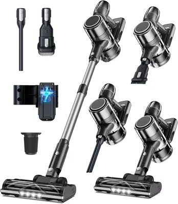 Spazzatrice elettrica senza fili - Aspirapolvere wireless ciclonico portatile potente con batteria a carica