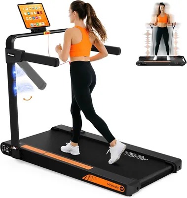 Mahrole Walking Pad 57% Off - Vibration & Incline Treadmill