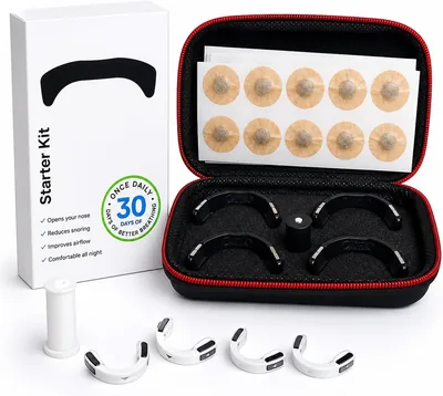 2026 Megentic Nasal Strips Kit - 30 Day Supply + 60 Tabs, Storage Case - Best Deal
