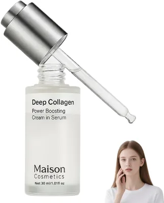 Maison Deep Collagen Serum Korea, Volufine Korean Collagen Serum für reife Haut mit Hyaluron