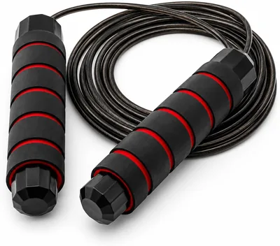 Corda de Pular Crossfit Speed Rope Profissional | Cabo de Aço Revestido; Treino Funcional; Cardio Academia; Pegada Antiderrapante - Best Deal