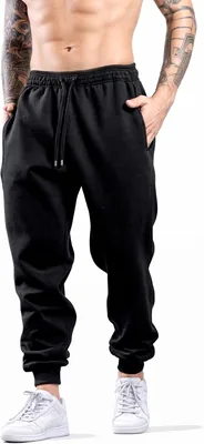 Calça Moletom Flanelada Jogger Skinny Slim Fit para Musculação e Academia - Inverno - Unissex
