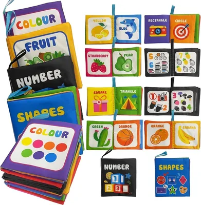 X Spring Cloth Baby Books - 4 Pack Sensory Toys, 72% Off
