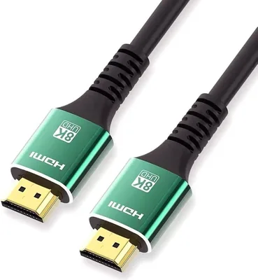 HD2.1V HDMI 2.1 Cable - 8K UHD, eARC, 48Gbps, 4K@144Hz, PS4/5 & Xbox Compatible (10m)