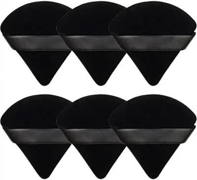 MEGA So 6PCS Triangle Puff, Soft Makeup Sponge for Setting Powder