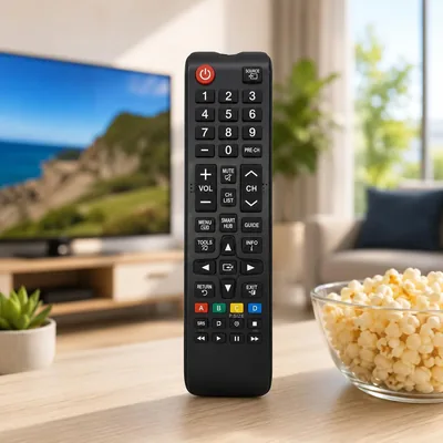 Controle Remoto Universal para Smart TVs Samsung LED LCD UHD 2K 4K HDTV 3D com Smart Hub, Não Precisa Configurar