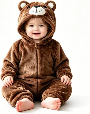 QIAONIUNIU Green Dinosaur Baby Costume Romper