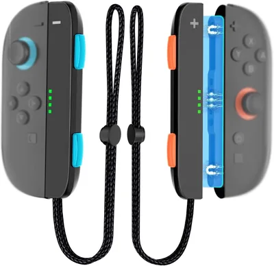 TERRIFI Wrist Strap for Switch 2 Joycon, Adjustable Lanyard with Magnetic Buttons - Reinforced Buckle