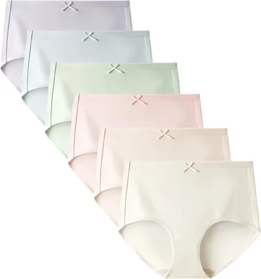 ZULY® High-waist Cotton 6-Pack Underwear - Antibacterial & Breathable