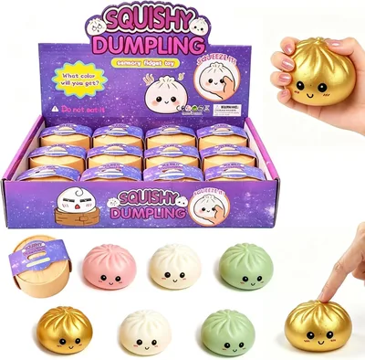SLEEPHEAD® 12PCS Glitter Dumpling Squishy Stress Relief Set - 55% Off