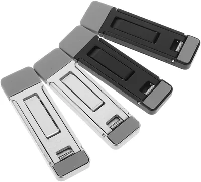 Soporte para Teclado Abaodam de 4 Piezas - Aleación de Zinc Plegable y Ligero - Ajuste de Tres Ángulos - Almohadillas Antideslizantes