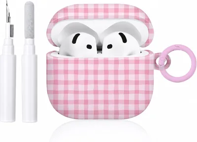 AirPods 4 Case with Cleaner Kit - Gingham Design Best Deal