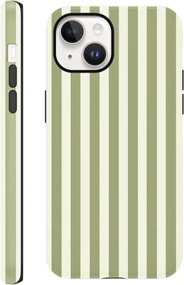 Etui na telefon komórkowy Yirlbey w paski dla iPhone 14/13, 6,1