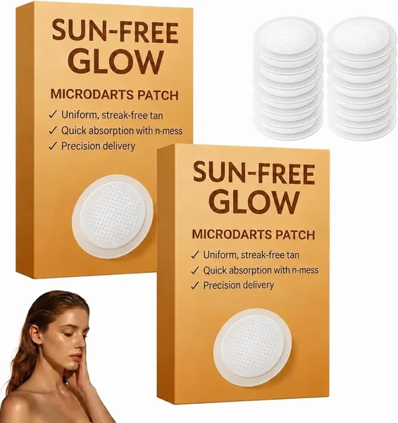 20 Pièces Sun Free Glow Patch Autobronzant Microdarts - Bronzage Naturel sans Soleil - 80% Off