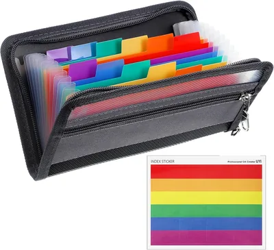 Expanding File Organizer for Bills & Documents - 13 Pockets