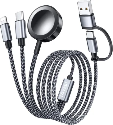 RAVIAD 3 in 1 Ladekabel für Apple Watch und iPhone mit USB C | Best Deal