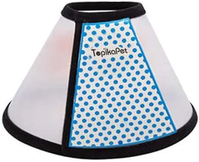 TopikaPet Dog Cone Collar - 5 Sizes Adjustable Pet Recovery Cone, Best Deal