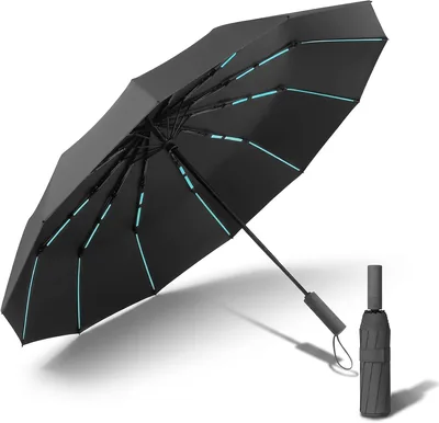 Topika Automatic Travel Umbrella - Windproof & Reinforced, Best Deal