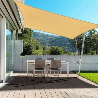 Sun Shade Sail Waterproof Outdoor Rectangle 3x5m Best Deal