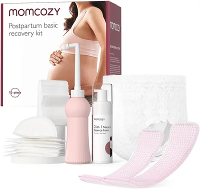 Momcozy Postpartum Recovery Kit - Self-Absorbent Underwear, Nipple Nursing Pads - Best Deal