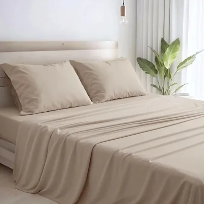 MAXIME MAISON - Fodere per Letto Matrimoniale in Cotone 100% Puro, Set con 2 Federe per Cuscini Inclusi, Sconto del 61%