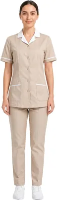 ZOZAZA Maid Uniform Scrub Suit for Women, Best Deal