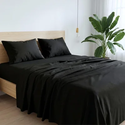 Fogli Letto Maxime Maison - 100% Cotone Puro, Set Doppia Dimensione con 2 Federe Inclusi