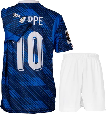 Heim Trikot Frankreich Neue Saison Kinder-Fußballtrikot mit Shorts Set Jugendgrößen Best Deal