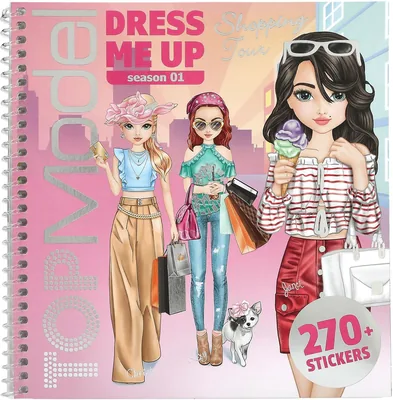 Depesche 13832 TOPModel Dress Me Up Stickerbuch: Kreiere dein eigenes Outfit mit 24 Seiten Motiv-Stickern, Best Deal