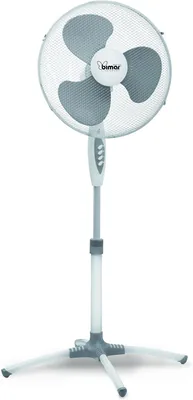 Innoliving Bimar INB-VP503 Bodenventilator, 40 cm, 3 Kunststoffblätter, 3 Geschwindigkeitsstufen, Schwingung, Höhenverstellbar bis 130 cm, Neigungseinstellung