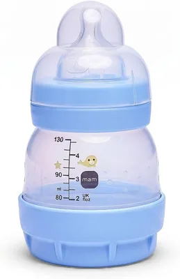 MAM Baby Easy Start Anti-Colic Bottle 0+ Months | Self-Sterilizing, SkinSoft