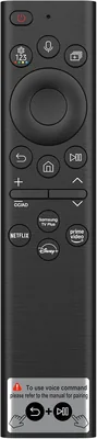 Samsung TV Remote: Rechargeable Solar Remote with USB-C Fast Charging & Voice Control for Samsung Frame Smart TV