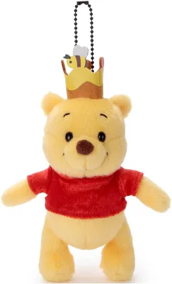 Takara Tomy Arts Disney Pooh 100th Anniv. Red Shirt Petite Pop Ball Chain