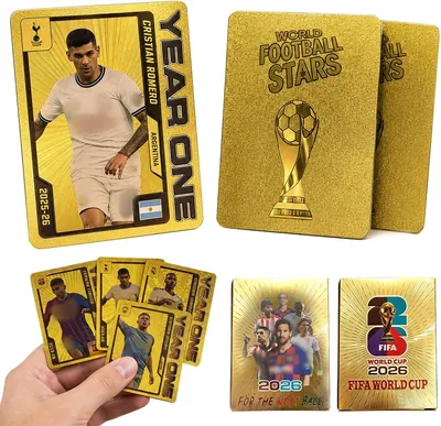 XPJBKC Football Star Cards - 55 Pcs 2026 World Cup Collectible Cards Best Deal