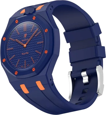 VeveXiao Rugged Watch Case for Swatch Royal Pop - Sports Silicone Strap with Shockproof Frame, Best Deal