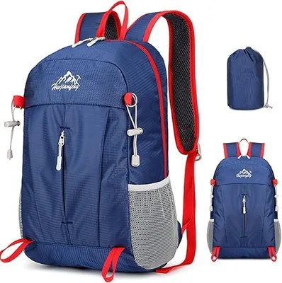 Mochila de Senderismo Plegable 40L, Ligera y Transpirable para Excursiones, Mejor Oferta