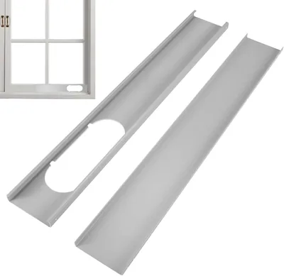 Portabil luftkonditioner fönsterkit Anpassbar universell fönsterskall AC Ventilationskit Luftkonditioner Fönsterskall